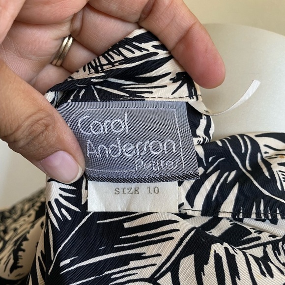 Vintage Carol Anderson  Short Sleeve Collared Midi Dress size 10 - Picture 8 of 13